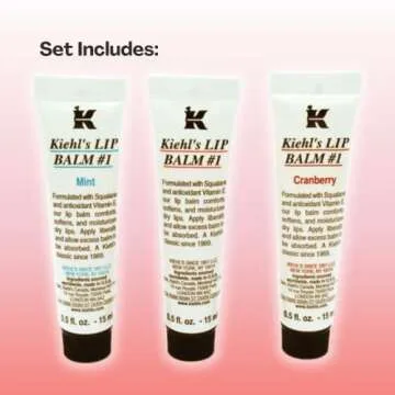 Kiehl's Kiss Me Lip Balm Treatment Set - 3 Flavors