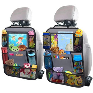 ULEEKA Car Backseat Organizer with Tablet Holder and Pockets