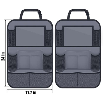 ULEEKA Car Backseat Organizer with Tablet Holder and Pockets