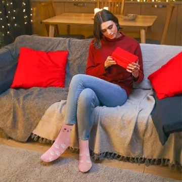 Cat Socks Gift Set for Women & Teen Girls - Cozy & Cute