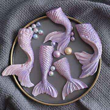 Mermaid Tail Silicone Mold for Baking and Decorating