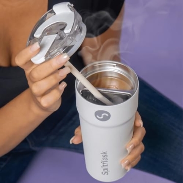 Innovative 30oz Dual-Chamber Tumbler for Hot & Cold Drinks