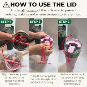 Innovative 30oz Dual-Chamber Tumbler for Hot & Cold Drinks