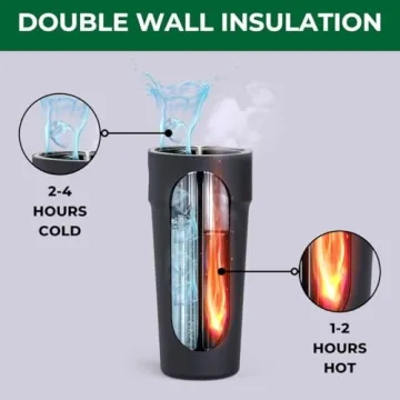 Innovative 30oz Dual-Chamber Tumbler for Hot & Cold Drinks