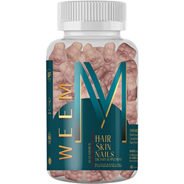 WEEM Hair Skin and Nails Gummies - Boosts Healthy Hair Growth