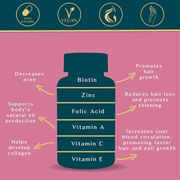 WEEM Hair Skin and Nails Gummies for Healthy Hair