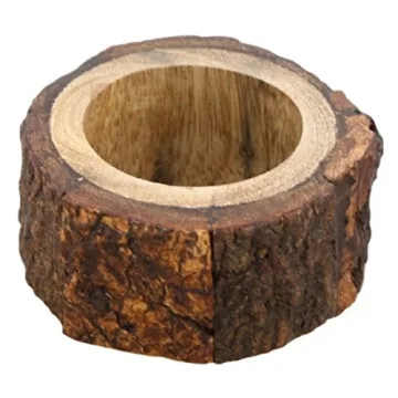 Artisan Handmade Wood Napkin Rings Set - Rustic Charm