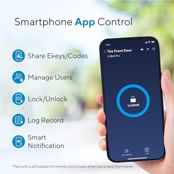 ULTRALOQ Smart Lock U-Bolt Pro with Fingerprint Entry