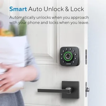 ULTRALOQ Smart Lock U-Bolt Pro with Fingerprint Entry