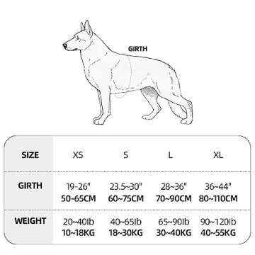 EXCELLENT ELITE SPANKER Tactical Dog Harness Military Patrol Harness No-Pull Service Dog Vest Milita...