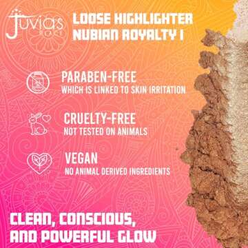 Juvia's Place Loose Highlighter Nubian Royalty 1 - Illuminating Highlighter for All Skin Tones