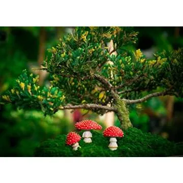 Enchanting Glow in the Dark Mini Mushroom Figurines