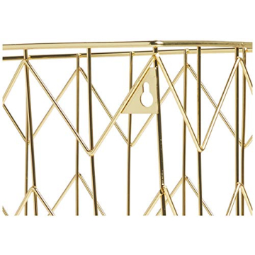 U Brands Gold Wire File Basket for Stylish Organization