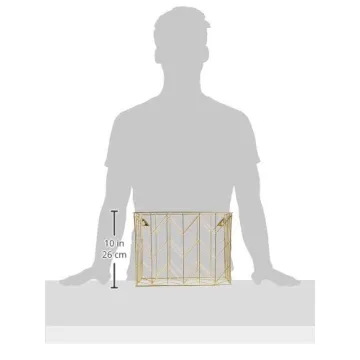 U Brands Gold Wire File Basket for Stylish Organization