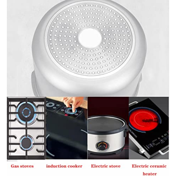 TSTQH 25 quart pressure canner cooker Built-in luxury digital gauge Aluminum Explosion proof cookers canners for canning With1steaming tray Induction Compatible,Delivery from US warehouse,silver