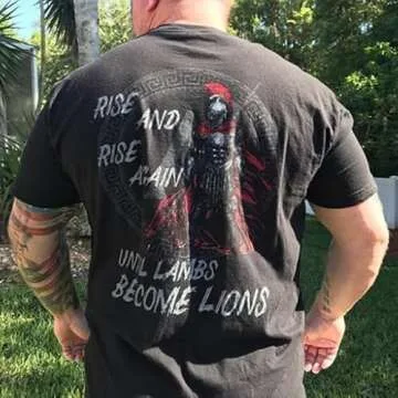 Rise and Rise Again Patriotic T-Shirt for Veterans