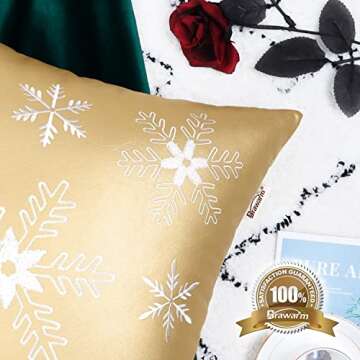 Brawarm Elegant Christmas Pillow Covers - Versatile Decor