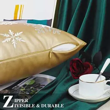 Brawarm Elegant Christmas Pillow Covers - Versatile Decor