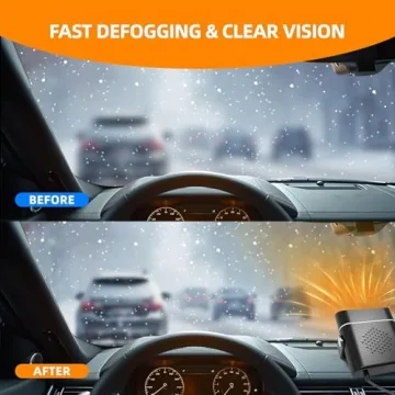 JILOUR 12V Portable Car Heater Fast Heating & Cooling