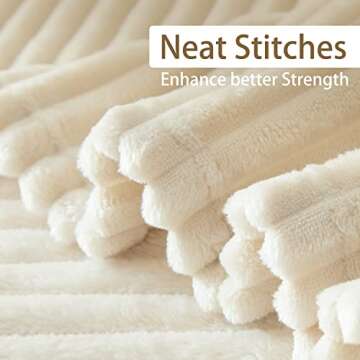 Geniospin Fleece Throw Blanket Soft Lightweight Cozy Style