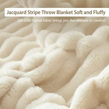 Geniospin Fleece Throw Blanket Soft Lightweight Cozy Style