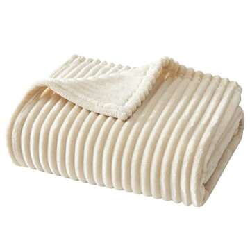 Geniospin Fleece Throw Blanket Soft Lightweight Cozy Style