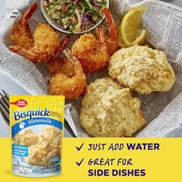 Betty Crocker Bisquick Complete Buttermilk Biscuit Mix, Just Add Water, 7.5 oz. (Pack of 9)