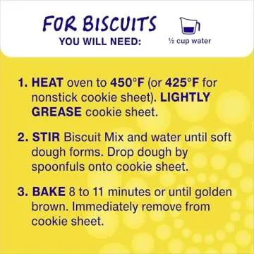 Betty Crocker Bisquick Complete Buttermilk Biscuit Mix, Just Add Water, 7.5 oz. (Pack of 9)