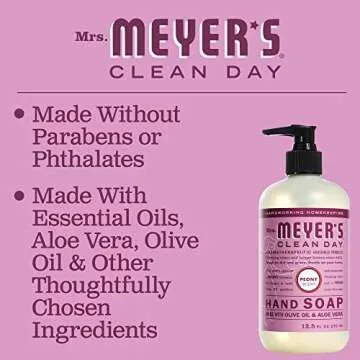 Mrs. Meyer's Peony Hand Soap - Gentle & Eco-Friendly - 3 Pack