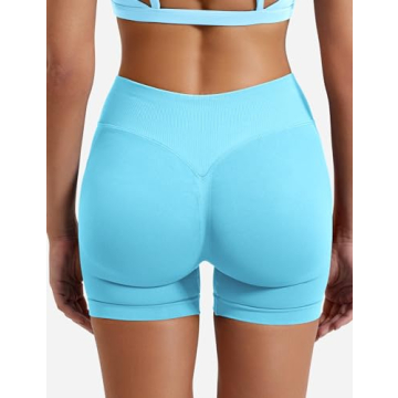 YEOREO Women Workout Gym Impact Shorts - Booty Lift Style