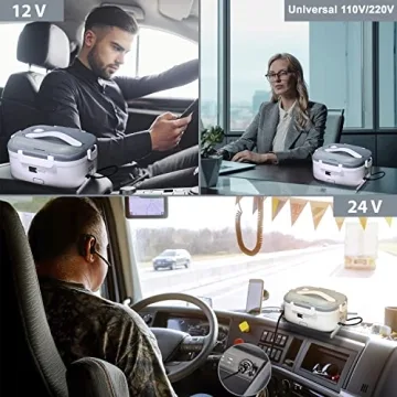 FORABEST Electric Heating Lunch Box - Portable Food Warmer