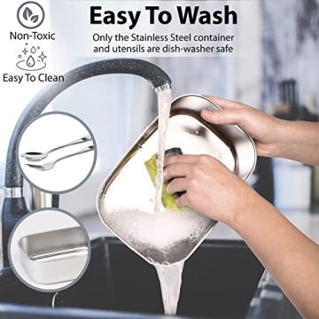 FORABEST Electric Heating Lunch Box - Portable Food Warmer