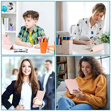 ProCase Smart Case for iPad Mini 7 A17 Pro 2024/iPad Mini 6 2021 8.3 Inch iPad Mini 7th/6th Gen Case, Hard Back Cover for iPad Mini 8.3" 7th Gen A2995/A2996/A2993/6th Gen A2567 A2568 A2569 -Pink