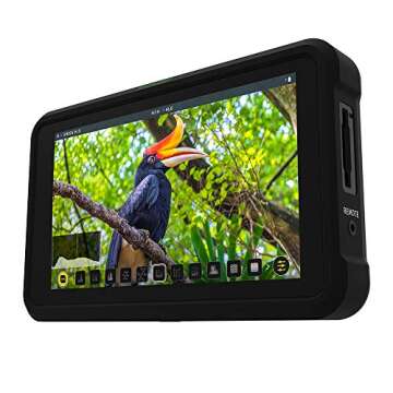 Atomos Shinobi 5.2" 4K HDMI Monitor Bundle with Lithium-Ion Battery, AC/DC Charger & Screen Cleaning (5-Pack)