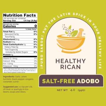 Healthy Rican Salt-Free Adobo, Sazon, Sofrito Seasoning Mix Bundle – Non-GMO, No MSG, No Preservatives, Gluten-Free, Keto, Whole30, Diabetic Friendly Variety Bundle (3 pack)