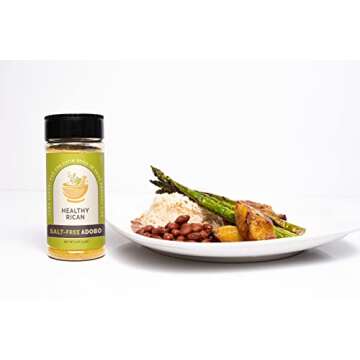 Healthy Rican Salt-Free Adobo, Sazon, Sofrito Seasoning Mix Bundle – Non-GMO, No MSG, No Preservatives, Gluten-Free, Keto, Whole30, Diabetic Friendly Variety Bundle (3 pack)