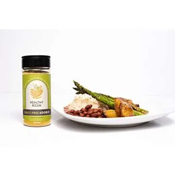 Healthy Rican Salt-Free Adobo, Sazon, Sofrito Seasoning Mix Bundle – Non-GMO, No MSG, No Preservatives, Gluten-Free, Keto, Whole30, Diabetic Friendly Variety Bundle (3 pack)