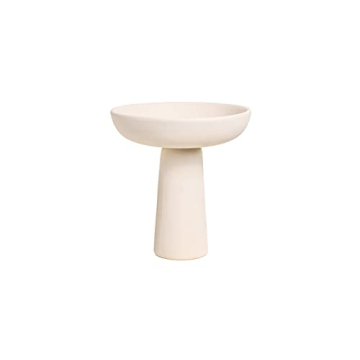 Tall Off-White Ceramic Bowl for Kitchen Decor and Style