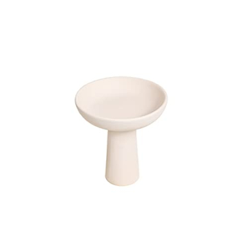 Tall Off-White Ceramic Bowl for Kitchen Decor and Style