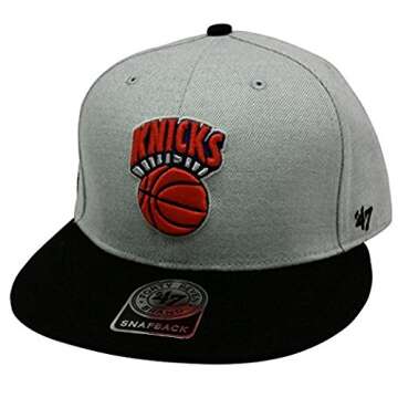 '47 The Brand Tragic Ride New York Knicks Gray & Black Snapback