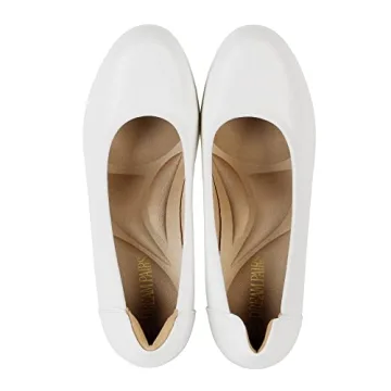 DREAM PAIRS Womens Edena Comfortable Chunky Heel Pumps