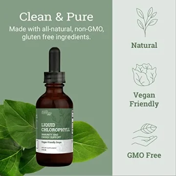 Liquid Chlorophyll Drops for Immune Support & Detox