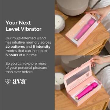 Ava Vibrator Wand - Pleasure Redefined for Women