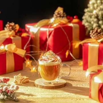 Sweese Double Wall Glass Espresso Cups Set for Perfect Drinks