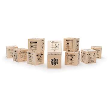 Uncle Goose Chord Cubes Guitar Blocks for All Ages