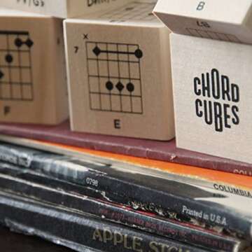 Uncle Goose Chord Cubes Guitar Blocks for All Ages
