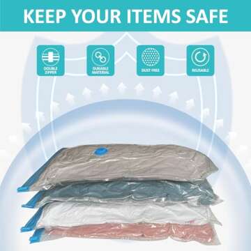 MattEasy Vacuum Storage Bags with Electric Pump - Jumbo Size