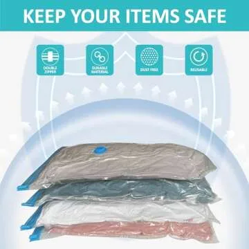 MattEasy Vacuum Storage Bags with Electric Pump - Jumbo Size