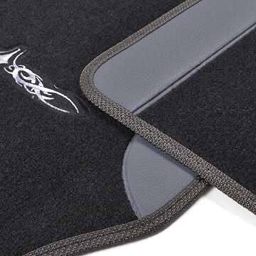 BDK Gray Stylish & Heavy Protection Seat Covers and Mats