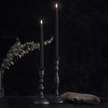 Bluecorn Pure Beeswax Taper Candles - Elegant & Dripless